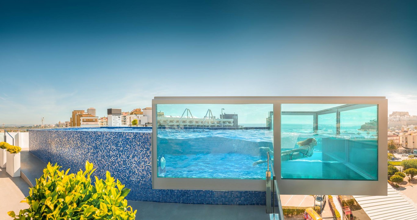 Hotel RH Don Carlos - Vista nivel agua rebosante